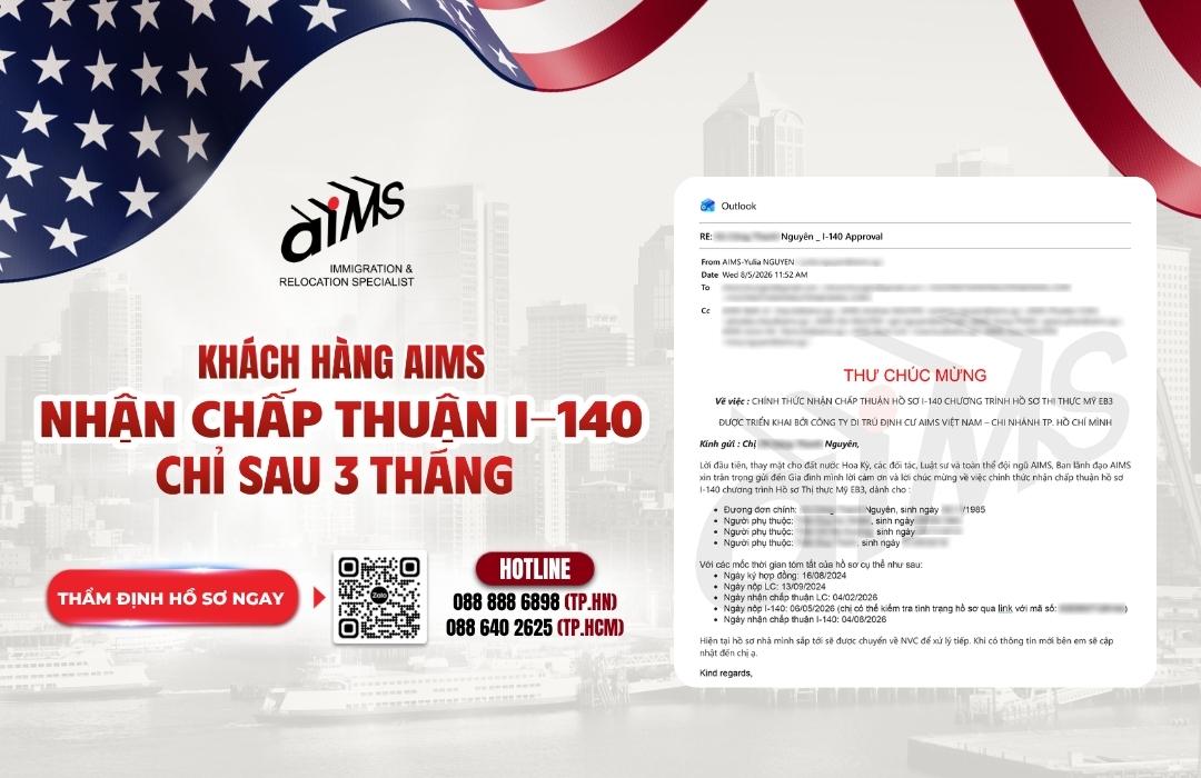 KHI TƯƠNG LAI CON CÁI LÀ ĐỘNG LỰC ĐỂ CHA MẸ CHINH PHỤC LỘ TRÌNH ĐỊNH CƯ MỸ 