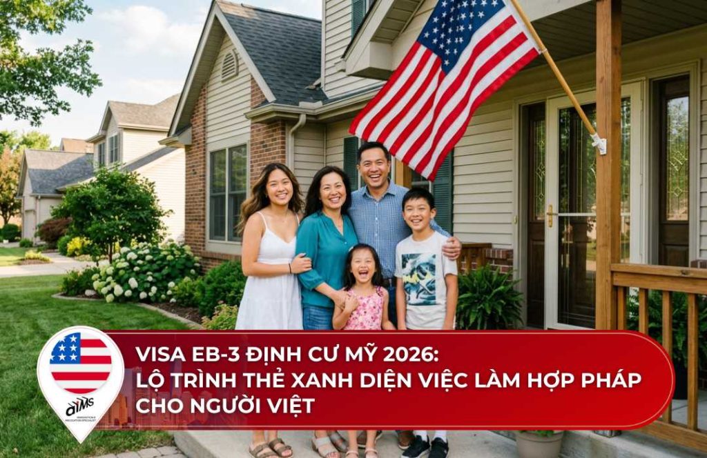 Visa EB-3 định cư Mỹ 2026: Lộ trình Thẻ Xanh diện việc làm hợp pháp cho người Việt 