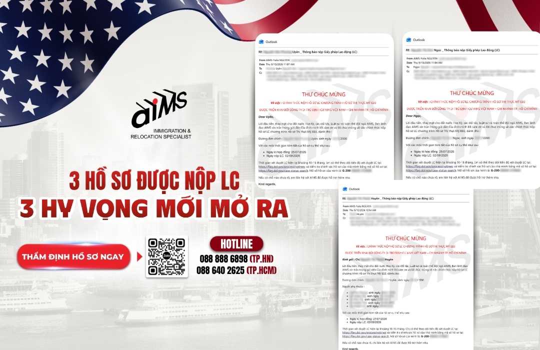 3 HỒ SƠ ĐƯỢC NỘP LC - 3 HY VỌNG MỚI MỞ RA