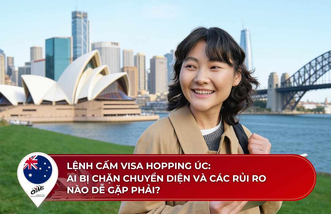 Lệnh cấm visa hopping Úc 2026: Ai bị chặn chuyển diện và các rủi ro nào dễ gặp phải? 