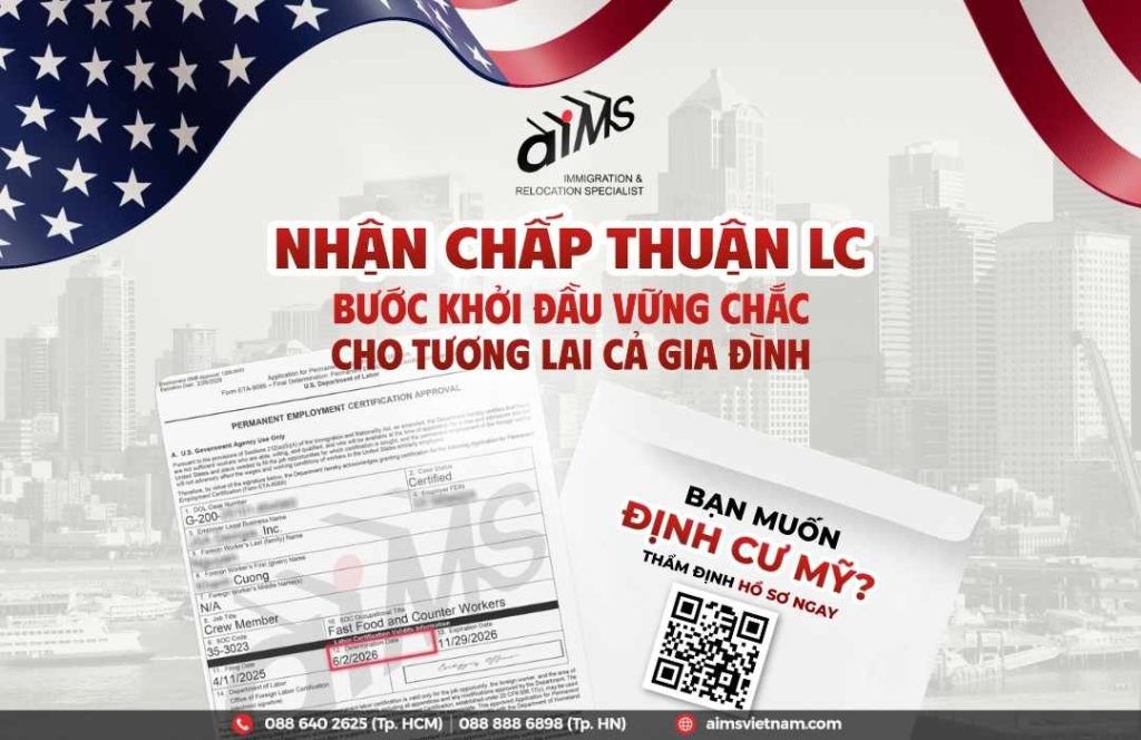 NHẬN CHẤP THUẬN LC: BƯỚC KHỞI ĐẦU VỮNG CHẮC CHO TƯƠNG LAI CẢ GIA ĐÌNH 