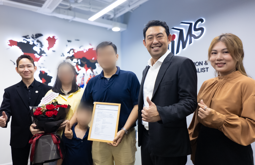 Khách hàng AIMS thành công định cư Úc Visa 190