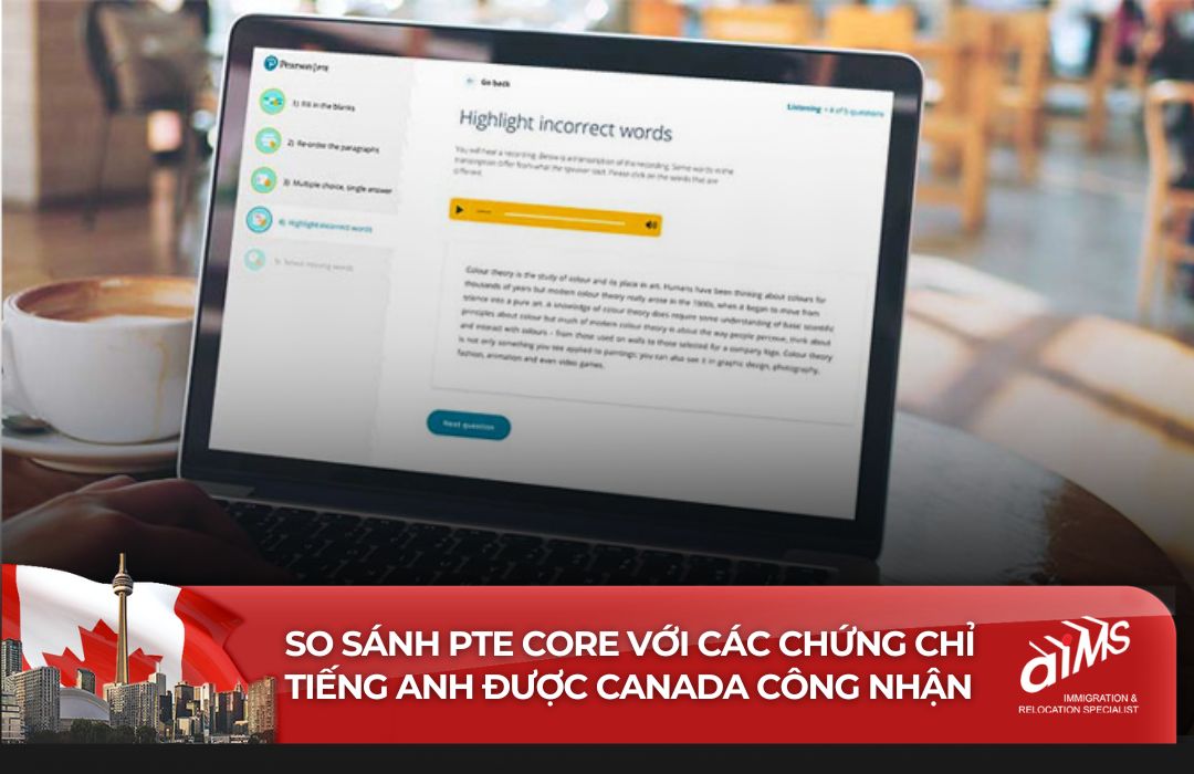 So sánh PTE Core với IELTS và CELPIP