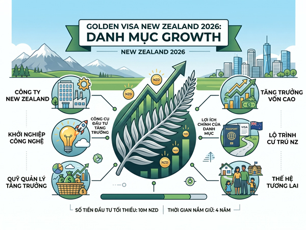 Golden Visa New Zealand: Danh mục Growth