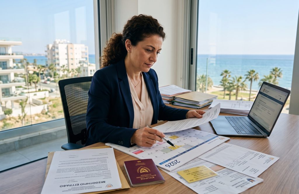 Điều kiện cư trú thuế Cyprus 2026 gồm những gì 