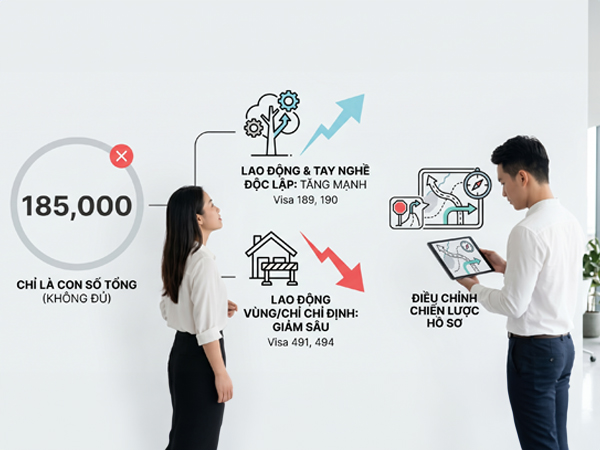 Đương đơn cần lưu ý điều gì khi xây dựng lộ trình định cư Úc 2026-2027