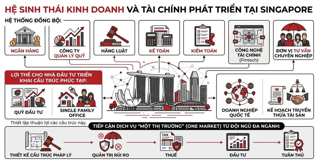 Hệ sinh thái kinh doanh và tài chính phát triển