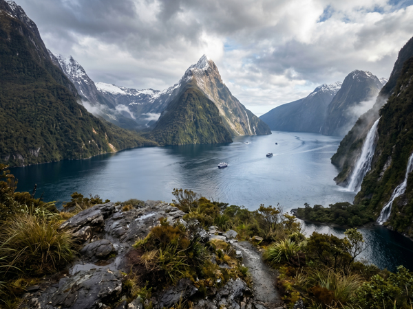 Mount Cook (Aoraki) -gần thị trấn Twizel, đảo Nam, New Zealand. 