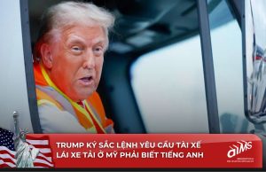 Theo sắc lệnh được ký vào ngày 28/4/2025, các tài xế xe lái xe tải ở Mỹ điều khiển phương tiện thương mại cần phải “đọc và nói tiếng Anh đủ tốt".