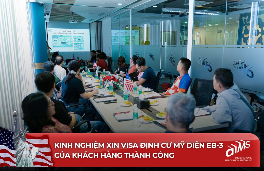 Xin Visa định cư Mỹ diện EB-3 cho người Việt cùng AIMS Việt Nam