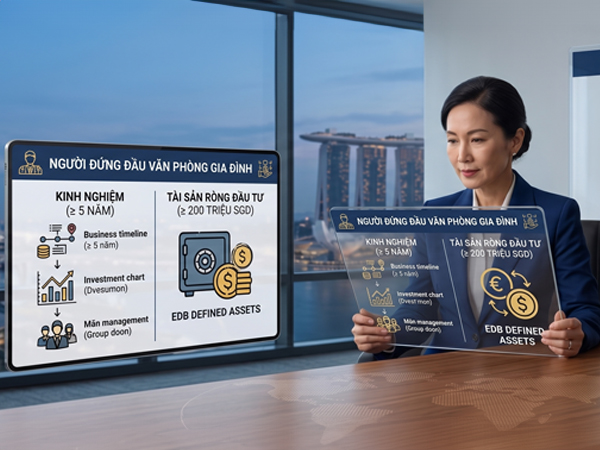 Điều kiện định cư Singapore diện GIP với nhóm "người đứng đầu văn phòng gia đình" | AIMS Việt Nam