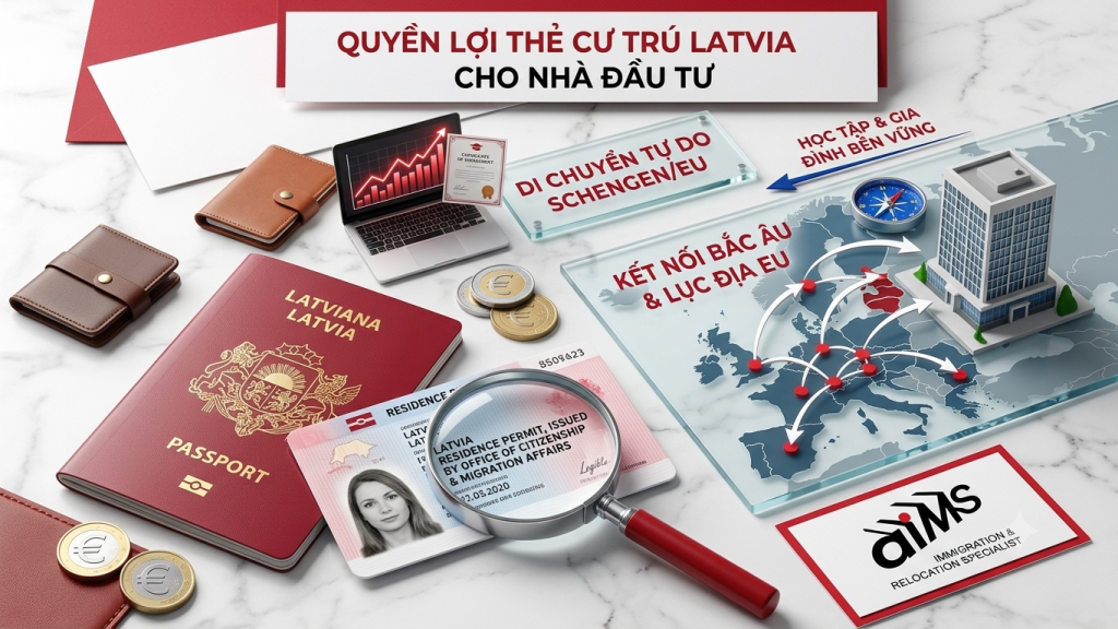 Đầu tư định cư Latvia 2026: Lộ trình cư trú Châu Âu từ 50.000 EUR 11 Nhà đầu tư nhận được quyền lợi gì khi có thẻ cư trú Latvia