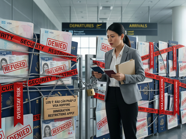 Những rào cản pháp lý nào về visa hopping cần lưu ý?