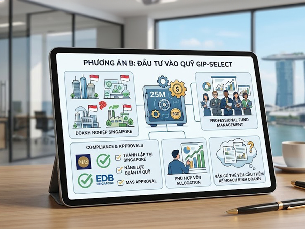 Phương án B Đầu tư vào quỹ GIP-select