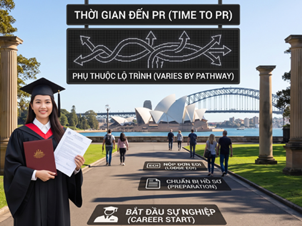 Thời gian từ visa 485 lên PR mất bao lâu | AIMS Việt Nam
