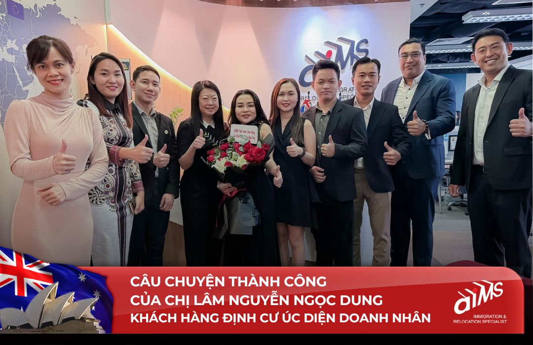 Khác hàng định cư Úc thành công theo diện Visa 888A