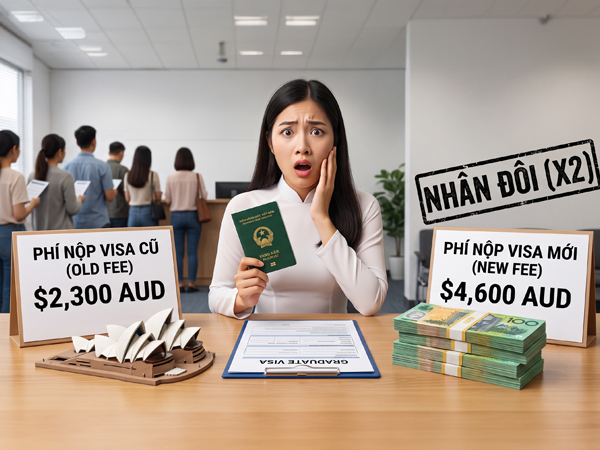 Úc tăng gấp đôi phí nộp visa sau du học 2026 | AIMS Việt Nam