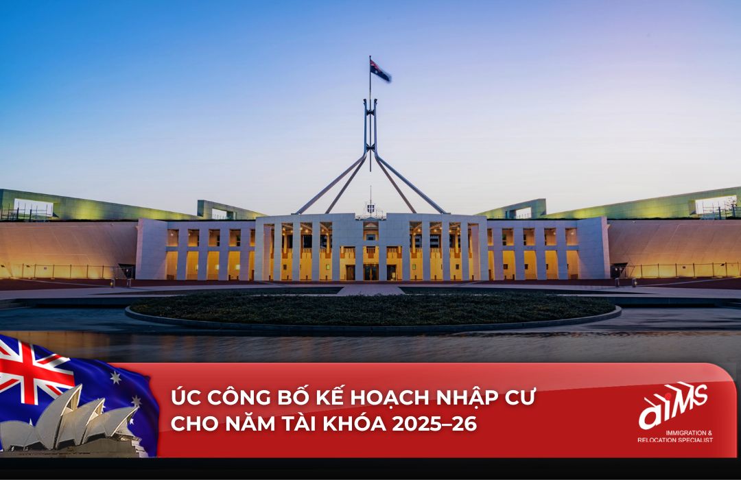 Việc Bộ Di trú Úc duy trì số lượng Visa định cư Úc ở mức cao cho năm 2025–26 cho thấy quốc gia này tiếp tục mở rộng cơ hội cho người nhập cư chất lượng.