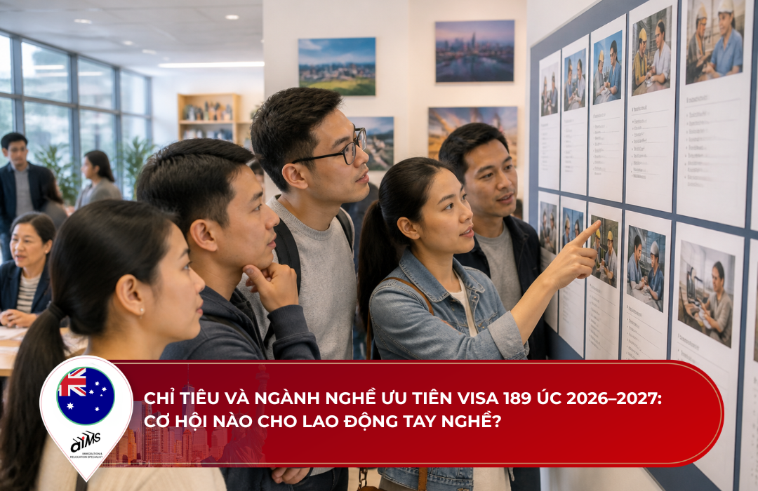 Chỉ tiêu và ngành nghề ưu tiên Visa 189 Úc 2026–2027: Cơ hội nào cho lao động tay nghề? 