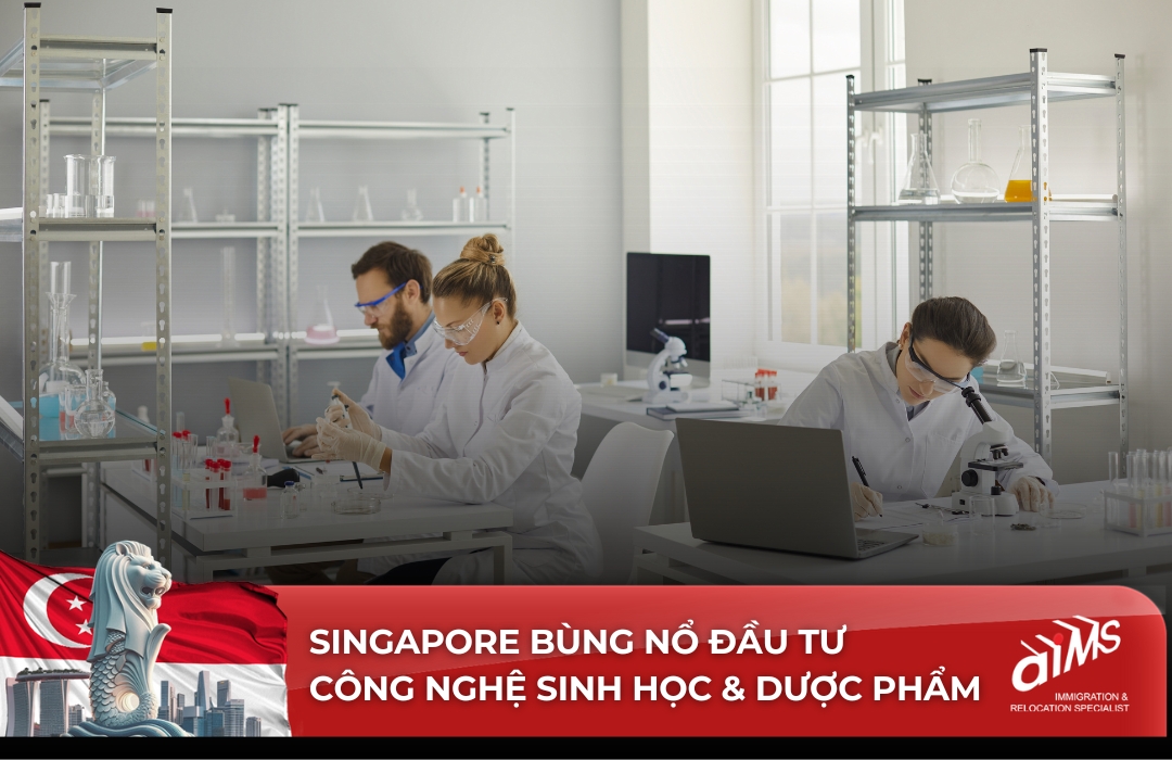 Singapore bùng nổ đầu tư công nghệ sinh học & dược phẩm. | Nguồn: sưu tầm