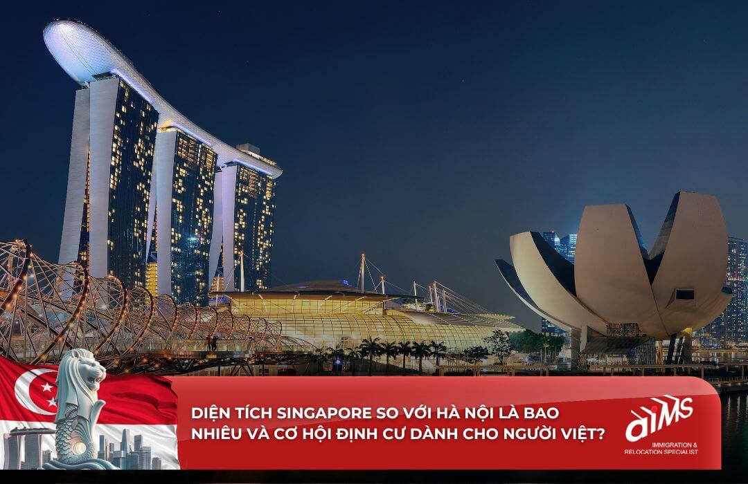 Diện tích Singapore so với Hà Nội