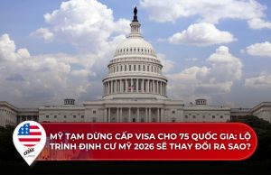 Mỹ tạm dừng cấp Visa cho 75 quốc gia: lộ trình định cư Mỹ 2026 sẽ thay đổi ra sao? 
