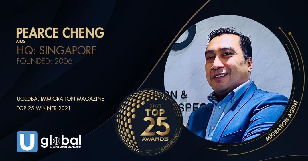 Pearce Cheng Top 25 lanh dao toan cau 2021