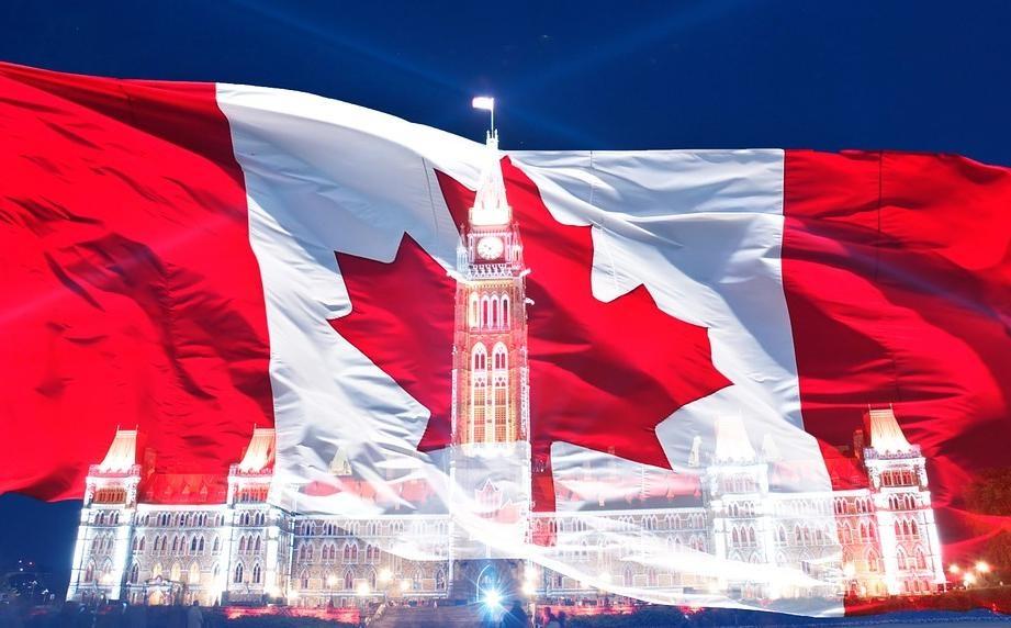 Canada Flag detail