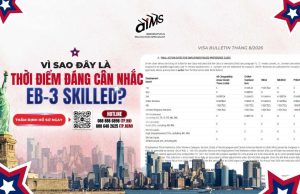 Lịch chiếu khán Mỹ mới nhất tháng 8/2026: EB-3 tiếp tục tăng, có nên triển khai hồ sơ ngay? 