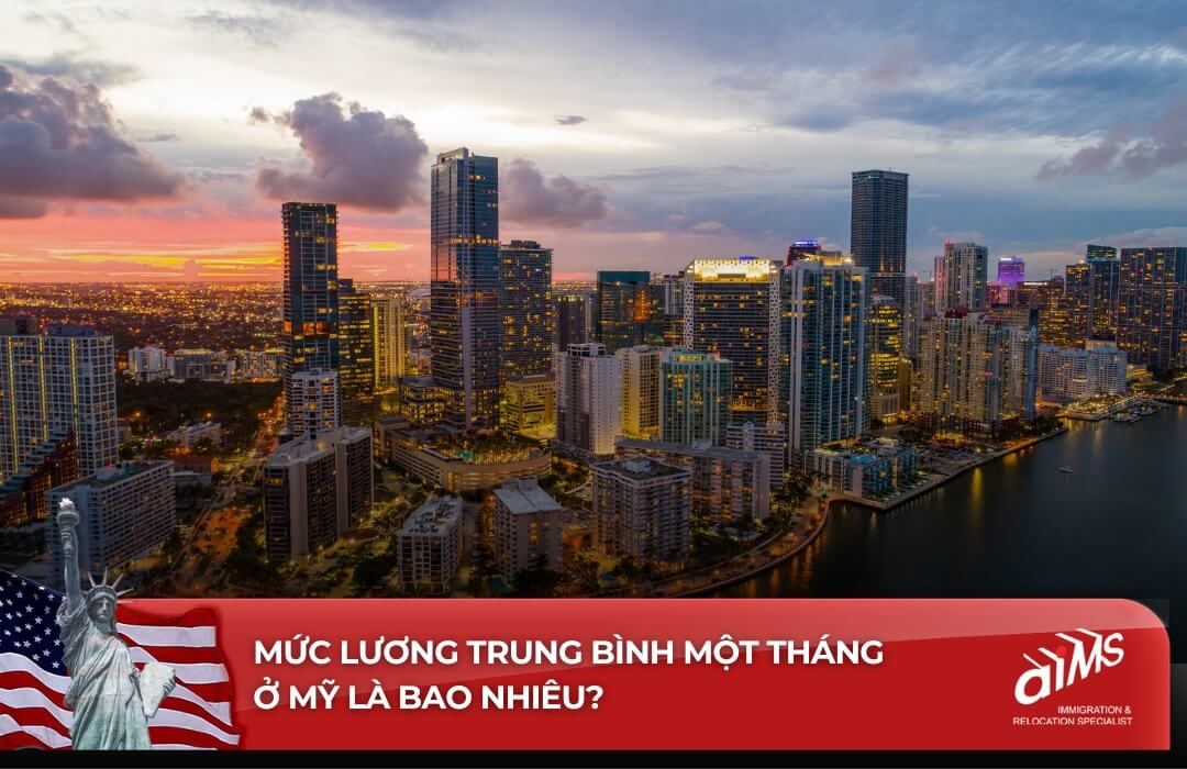 Mức lương trung bình một tháng ở Mỹ là bao nhiêu?