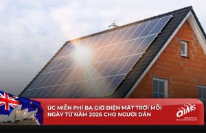 hàng triệu người dân Úc sẽ được sử dụng ba giờ điện năng lượng mặt trời miễn phí mỗi ngày