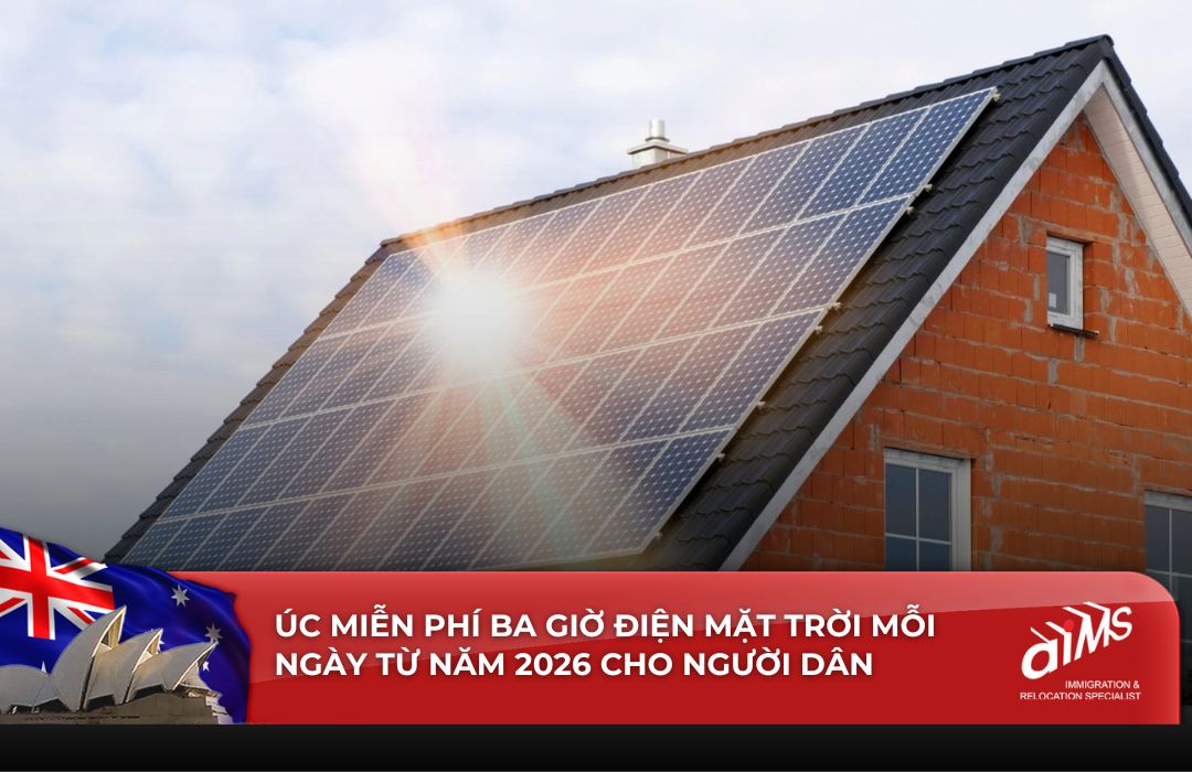 hàng triệu người dân Úc sẽ được sử dụng ba giờ điện năng lượng mặt trời miễn phí mỗi ngày
