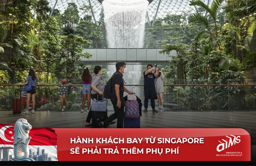 Phụ phí cũng sẽ được áp dụng cho các lô hàng hóa và các chuyến bay hàng không chung khởi hành từ nước Singapore.