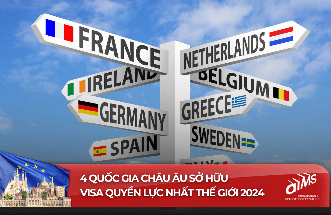 Top 4 quốc gia châu Âu sở hữu Visa quyền lực nhất thế giới 2024  