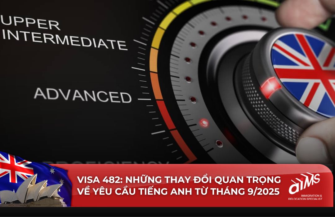 Những thay đổi về yêu cầu tiếng Anh đối với Visa 482 từ tháng 9/2025 sẽ ảnh hưởng trực tiếp đến lộ trình của nhiều lao động Úc diện tay nghề đang hướng tới mục tiêu định cư Úc.